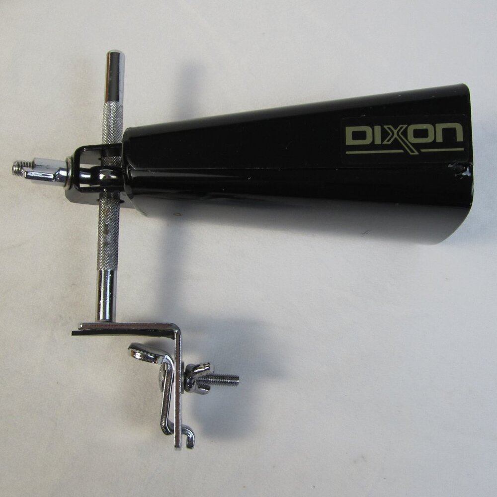 Dixon Black Metal Cow Bell  Drum Accessory Percussion Instrument Cowbell